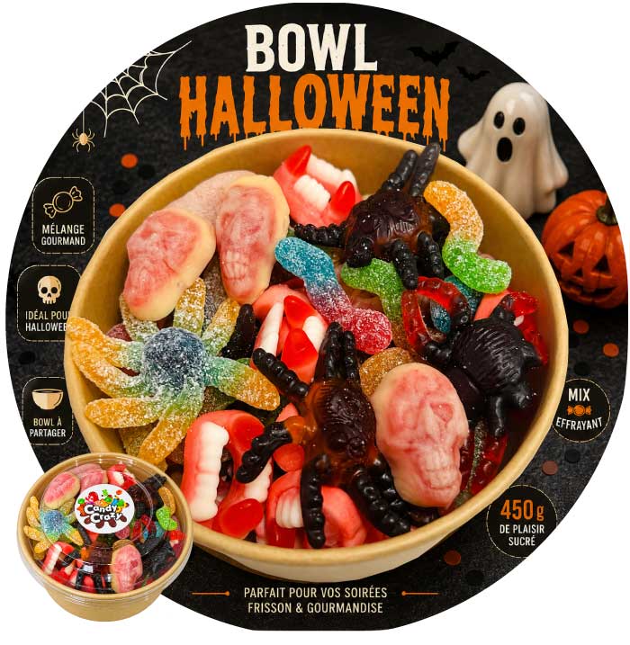 bowl bonbons halloween