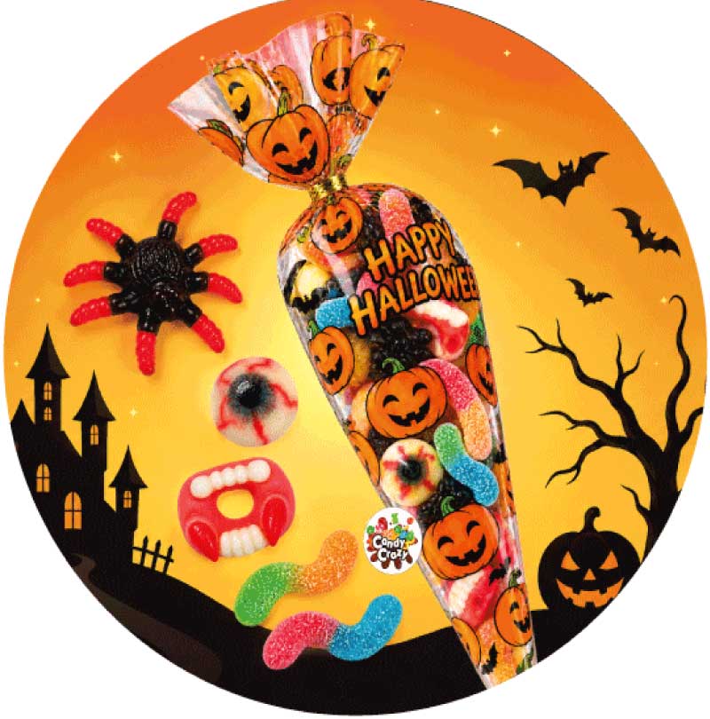 cornet halloween bonbons 150 gr