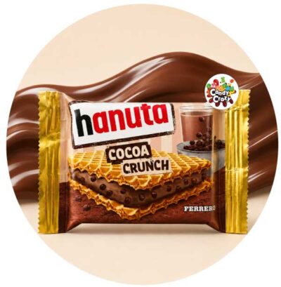 gaufrette hanuta ferrero cocoa crunch