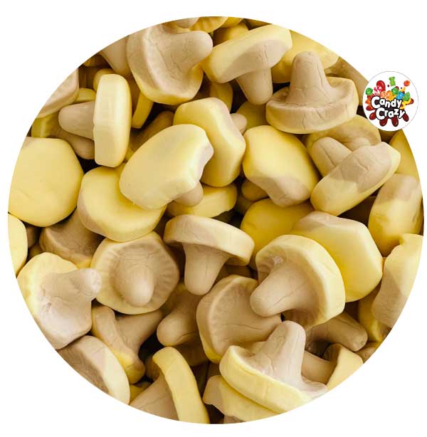 bonbon mousseux franssons champignon banane caramel