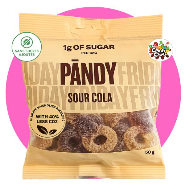 pandy tétines au cola acidulées sans sucres ajoutées