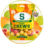 onbons Acides S-Märke Sura Chews – Fruités & Vegan