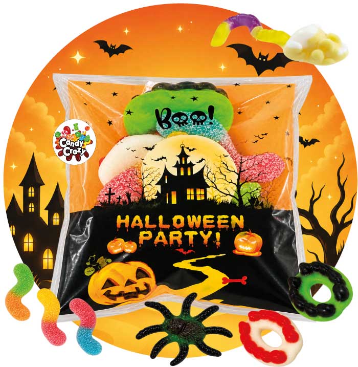sachet bonbons halloween