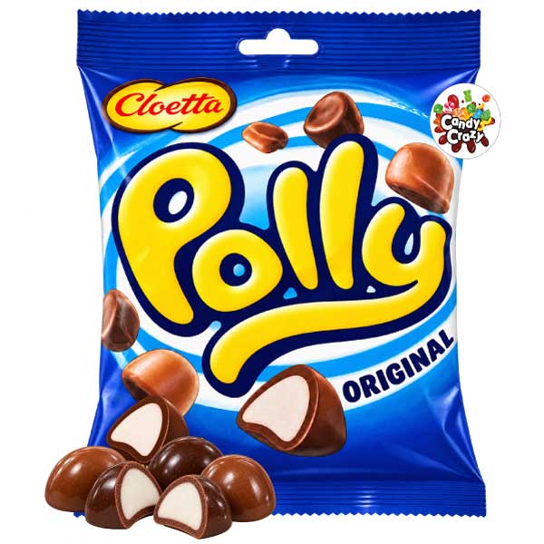 Polly Original Cloetta 200 g – Bonbons Mousse Enrobés de Chocolat