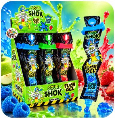 flash gel sour shok bonbon acidule